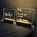 Miniatyrbild 2 av 7: Akryl luminous diy note board raderbar meddelande tavla memo påminnelse kreativ liten kalender