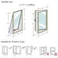 Miniatyrbillede 5 af 6: AirLock Window Seal for Portable Air Conditioner 400 Cm Flexible Club Sealing Plade