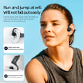 Pikkukuva 5 / 6: Langaton kuuloke Bluetooth 5.3 Bone johtava ääni laitteet OpenEAR ulkokäyttö urheilu stereo vedenpitävä mikrofoni