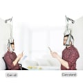 Miniatyrbild 5 av 6: Cervical Traction Over Dörr Nacke Massager Device Kit Bår Justering Kiropraktik Rygg Huvud Massör