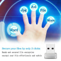 Miniatyrbilde 4 av 7: USB Fingeravtrykk Leser Modul Biometrisk Skanner hengelås for bærbare datamaskiner & PC