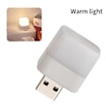 Miniatyrbilde 7 av 8: USB liten nattlys LED øyebeskyttelse firkantet leselys