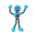 Miniatyrbillede 6 af 8: Fleksibel Bøjelig Figurer Robot Legetøj Børn Drenge Sjove Dekompression Dukke Fidget legetøj