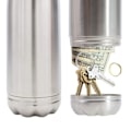 Miniatyrbillede 5 af 5: Afledning vand flaske dåse safe rustfrit stål glas med skjuler plads for penge med patent