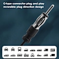 Miniatyrbillede 3 af 7: Universal  Bil Elektronisk Radio Antenne 5m Bil AM FM Radio Antenne Signal Forstærker Booster 12V