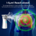 Miniatyrbilde 2 av 6: Medisinsk Silent Mesh Nebulisator Håndholdt Astma Inhalator