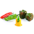 Miniatyrbillede 4 af 6: 2i1 peber chili klokke jalapeno kerner frø fjerner