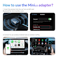 Miniatyrbillede 5 af 9: Trådløs carplay MINI U3 trådløs Android auto Smart Box