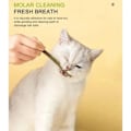 Miniatyrbillede 3 af 8: 6 stykker Naturlig Matatabi kat pind mynte fanget bid spændt stænger sølvvin Til kat tænder rengøring