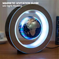 Miniatyrbilde 2 av 9: Magnetisk Levitasjon Globe LED Verden Kart Roterende Globe Lys Nattbord Lys