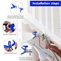Miniatyrbillede 6 af 6: Airless Paint Dyser Set,Reversible Spray Tips Airless Paint Sprayer Dyse Tips