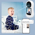 Miniatyrbillede 4 af 7: Wifi kamera video opkald med 2,8 tommer IPS skærm