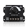 Miniatyrbillede 1 af 6: LED Dimmer Justerbar Lysstyrke Lampe Pære Srip Driver Enkelt farve Lys Strøm Forsyning Controller