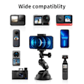 Miniatyrbild 7 av 7: Bil telefon Action Kamera Hållare Sug Kopp Justerbar Standard Adapter För GoPro