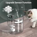 Miniatyrbillede 6 af 7: Kat vand fontæne automatisk kæledyr vand dispenser kæledyr smart drikker til katte auto sensor kat drikke fontæne tilbehør