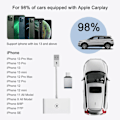 Miniatyrbild 6 av 11: Wireless CarPlay Adapter For Android/Aple Wired to Wireless Carplay Dongle Plug And Play USB Connection Auto Car Adapter