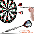 Miniatyrbild 2 av 6: Professionell Dart Nål Set 20g Toy 12 Piece Dart Board Hård Nål Imitation Tungsten Stål Dart Nål