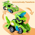 Miniatyrbilde 3 av 8: Automatisk Transform Robot Modell Dinosaur Med Lys Musikk Tidlig Educational Dino Toy