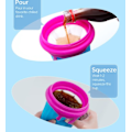 Pikkukuva 3 / 5: Jääpalakone kuppi 330ml smoothiet kuppi tee-se-itse jäätelö pika jäätelö silikoni puristus kuppi