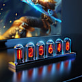 Miniatyrbild 1 av 7: RGB Nixie Tube Klocka LED Glöder IPS Färg Skärm