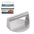 Miniatyrbilde 4 av 6: Hamburger presse 304 rustfritt stål non-stick kjøtt biff grill burger presse