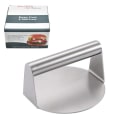 Miniatyrbillede 4 af 6: Hamburger presse 304 rustfrit stål non-stick kød oksekød grill burger presse