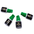 Miniatyrbillede 6 af 6: 2 flasker IB Ultra Super Lim Individuel Hurtig Tørrende Øjenvipper Extensions Lim Grøn Cap 5ml Korea Klæbende Sort Skønhedsværktøj