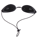 Miniatyrbillede 5 af 8: Blød Solbadning Brille Barning Goggles Beach Justerbar UV Skin Barning Øjenbeskyttelse UV Shield Briller Sort