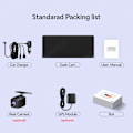Miniatyrbilde 6 av 7: 11,3" Dash Cam 4K 2160P Bil DVR Opptak Carplay & Android Auto Trådløs Tilkobling 5G WiFi GPS Navigasjon Dashboard Dobbelt Lens Med 128G  TF kort