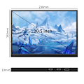 Miniatyrbillede 6 af 6: 420 Cd/m ² 10,5 tommer Portable Monitor IPS FHD 1280P 100%SRGB Game Skærm