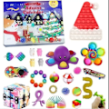 Miniatyrbilde 6 av 8: Fidget leker 24 dager jul advent kalender pakke anti stress leker
