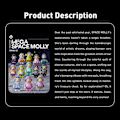 Miniatyrbillede 6 af 6: SPACE MOLLY Mystery Box Blind Box Action Figur