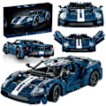 Miniatyrbillede 1 af 7: Teknisk 1486 piecesClassic GT Racing Bil 1:12 Kompatible 42154 Byggeklodser