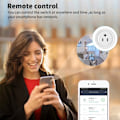 Miniatyrbillede 3 af 9: Smart Plug Mini US Power Outlet Socket 4400W Med Power Monitor Fjernbetjening Kontrol Kompatibel