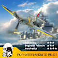 Miniatyrbillede 4 af 6: Spitfire RC Plane EPP 400mm Wingspan RC Fighter