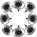 Miniatyrbilde 1 av 7: 8 deler 20 LED Solar termisk lys hage innredning