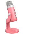 Miniatyrbild 1 av 7: USB Kondensator Mikrofon Rosa Studio Inspelning Mik för PC Mac Dator Telefon Spel Streaming Podcasting