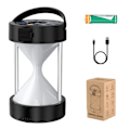 Miniatyrbilde 1 av 5: Camping utstyr Lantern Utendørs Solar Nød Lys Multifunksjonelt Telt Lys