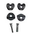 Miniatyrbillede 1 af 5: Carbon Rail Cusion Pad Sadel Aluminium Clips