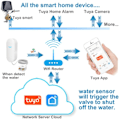 Miniatyrbilde 3 av 6: WiFi Vann Nivå Sensor Lekkasje Alarm Flom Lekkasje Detektor