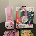 Miniatyrbild 6 av 8: Söt Bluetooth Hörlurar Trådlösa Headset Anime Cartoon Stereo Headset