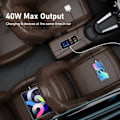 Miniatyrbillede 7 af 7: 8 porte USB bil oplader QC3.0 PD hurtig opladning telefon oplader 40W 8A multi USB stik med LED display