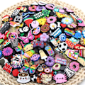 Miniatyrbillede 5 af 6: 100 stykker Random jibz Tegnefilm Dyr Sko Charms Decrations