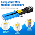 Miniatyrbilde 6 av 7: Crimp Verktøy Pass Through Cat5 Cat5e Cat6 Crimper Cutter Fripper