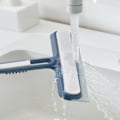Miniatyrbillede 4 af 8: Silikone glas visker vindue rengøring børste badeværelse spejl rens med hanlde  bruser skraber