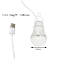 Miniatyrbillede 6 af 6: Bærbar Lantern Camp Lys USB Pære 5W Strøm Udendørs Camping Multi værktøj