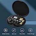 Miniatyrbild 6 av 7: 60W Typ-C To USB C To Micro USB To Lighting Snabb Laddning Adapter Kit