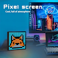 Miniatyrbillede 4 af 7: Smart LED Matrix Pixel Display RGB DIY Graffiti Bluetooth App Kontrol Kunst Display Til Gaming Værelse Dekor