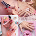 Miniatyrbild 4 av 6: Pack 20 Färger Gel Nagellack Multi-color UV/LED Gel Matt Topp Bas Coat Professionals Nagelkonst