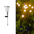 Pikkukuva 6 / 7: Aurinko LED Valo Ulkona vedenpitävä Puutarha Auringonvalo Powered Maisema Valot Firefly Puutarha Valot
